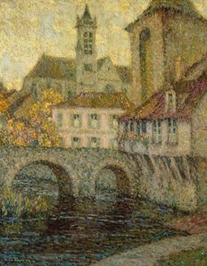 La Porte de Bourgogne, Moret von Henri Eugene Augustin Le Sidaner