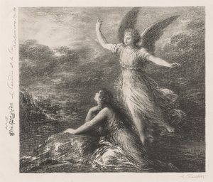 Debüt aus Paradies und die Peri (Zweite Platte) von Henri Fantin-Latour