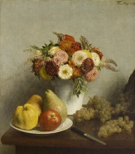 Blumen und Früchte