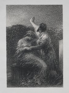 Der Magier Baltazar und Fatime von Henri Fantin-Latour