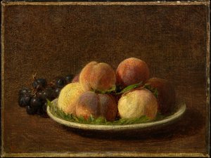Pfirsiche und Trauben von Henri Fantin-Latour
