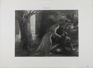 Debüt der Walküre von Ignace Henri Jean Fantin Latour