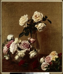 Die Rosen von Ignace Henri Jean Fantin Latour