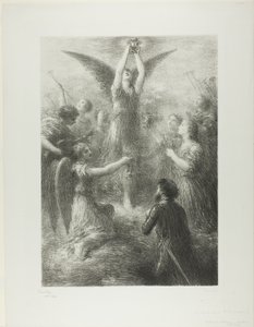 Vorspiel zu Lohengrin, zweite Platte von Ignace Henri Jean Fantin Latour