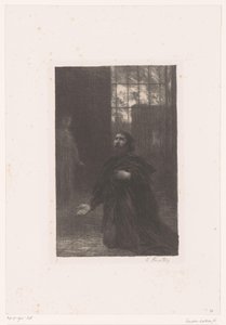 Rienzi betet zu Gott von Ignace Henri Jean Fantin Latour