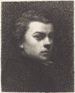 Selbstporträt mit siebzehn von Ignace Henri Jean Fantin Latour