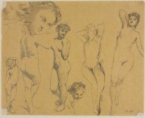 Studien weiblicher Akte von Ignace Henri Jean Fantin Latour
