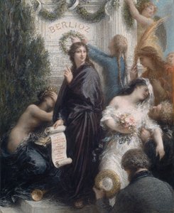 Der Jahrestag (Hommage an Hector Berlioz) von Henri Fantin Latour