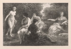 Die Badenden von Ignace Henri Jean Fantin Latour