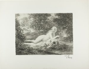 Der Frühling im Wald von Ignace Henri Jean Fantin Latour