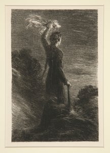 Tristan und Isolde: Akt II, Signal in der Nacht von Ignace Henri Jean Fantin Latour