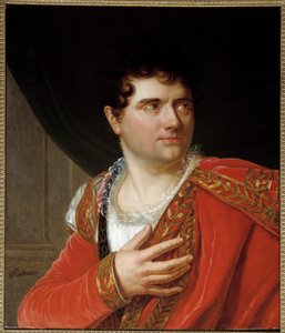 Porträt von Jean Baptiste Sauveur Gavaudan (1772-1840), Sänger in der Rolle des Montano de Berton. Gemälde von Henri François Riesener (1767-1828). Öl auf Leinwand. Paris, Musée Carnavalet