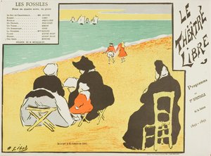Zweite Aufführung: Les Fossiles, für Le Théâtre Libre von Henri Gabriel Ibels
