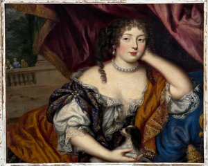 Porträt von Louise Renée de Penancoët de Keroual, Lieblingsmätresse von König Karl II. von England
