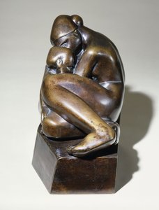 Mutterschaft, konzipiert 1913; gegossen in den frühen 1960er Jahren von Henri Gaudier Brzeska