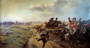 Der Vorabend von Waterloo (16. Juni) von Henri Georges Jacques Chartier