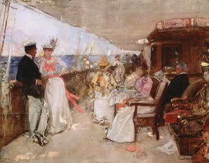 Segeln im Archipel, ca. 1898 von Henri Gervex