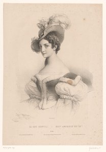 Junge Frau mit amourösen Gedanken (Il est gentil! / How amiable he is!) (Darstellungen von in Gedanken versunkenen Figuren)