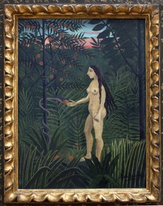 Eva im irdischen Paradies von Henri J.F. Rousseau