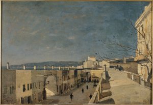 Ein Kai in Nizza, Les Ponchettes von Henri Joseph Harpignies