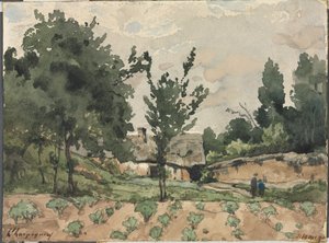 Landschaft mit Bauernhaus, 1892