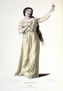 Kostümentwurf für Pauline in "Polyeucte", 1884 von Henri Jules Jean Geoffroy