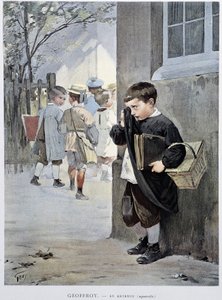 In Gewahrsam - Aquarell von Geoffroy in „Le Figaro Illustré“, Mai 1901 von Henri Jules Jean Geoffroy