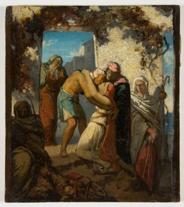 Eine Szene aus der Geschichte von Tobit von Henri Lehmann