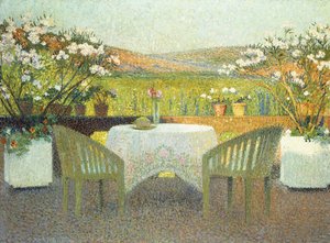 Die Terrasse in der Sonne