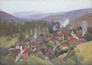Blick auf die Terrasse de Marquayrol, Labastide du Vert, 1935