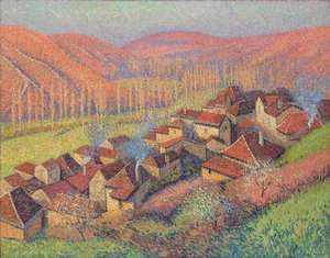 Ansicht des Zentrums von Labastide du Vert, ca. 1940