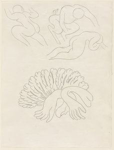 Autre Eventail, von Mademoiselle Mallarmé, Platte 21 aus Poesies de Mallarmé von Henri Matisse