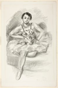 Balletttänzerin, aus Zehn Tänzer von Henri Matisse