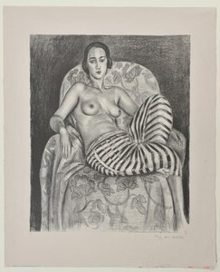 Große Odaliske mit Bayadere-Hose von Henri Matisse
