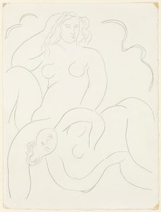 Der Nachmittag eines Fauns: Égloue, Platte 14 aus Poesies de Mallarmé von Henri Matisse