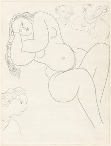 Der Glöckner, Platte acht aus Poesies de Mallarmé von Henri Matisse