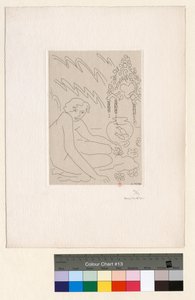 Akt mit marokkanischem Spiegel von Henri Matisse