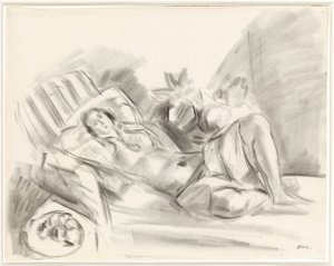 Odaliske mit Magnolien von Henri Matisse