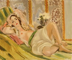 Odaliske mit Magnolien, um 1920