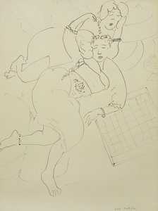 Odalisken mit Schachbrett, ca. 1928 von Henri Matisse