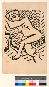 Petit bois clair oder Sitzende nackte Frau, 3/4 von Henri Matisse