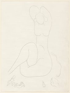Mehrere Sonette: "Welche Seide...", Platte 28 aus Poesies de Mallarmé von Henri Matisse