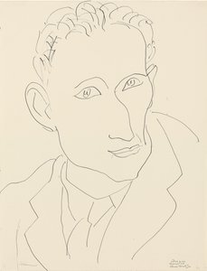 Porträt von Louis Aragon von Henri Matisse