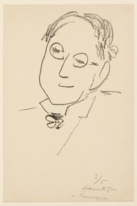 Porträt von Paul Léautaud von Henri Matisse