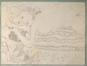 Liegender Akt von Henri Matisse