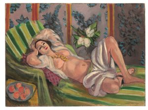 Liegende Odaliske mit Magnolien von Henri Matisse