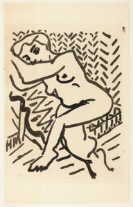 Kleine helle Holzschnitt von Henri Matisse