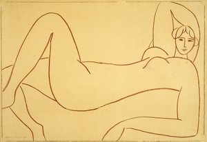 Studie nach dem rosa Akt von Henri Matisse