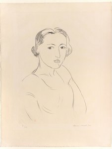 Kopf einer jungen Frau von Henri Matisse