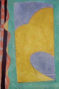 Der gelbe Vorhang, um 1915 von Henri Matisse